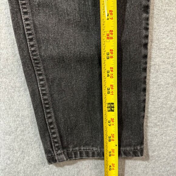 Levis Jeans Womens Size 8 550 Black High Rise Tapered Relaxed Fit Preppy - Picture 6 of 10